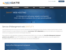 Tablet Screenshot of nexgate.ch
